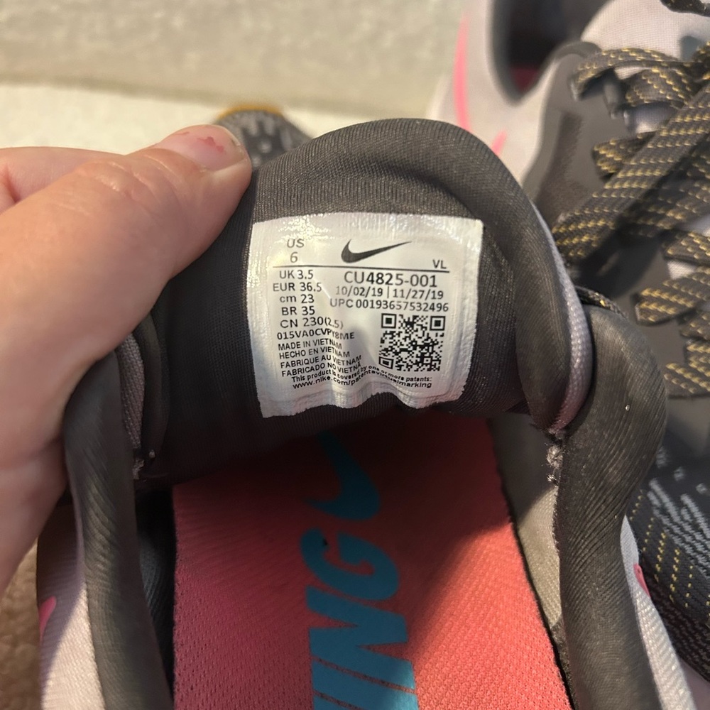 Nike Women's Athletic Shoes - Black, Pink, and Yellow - Picture 3 of 5